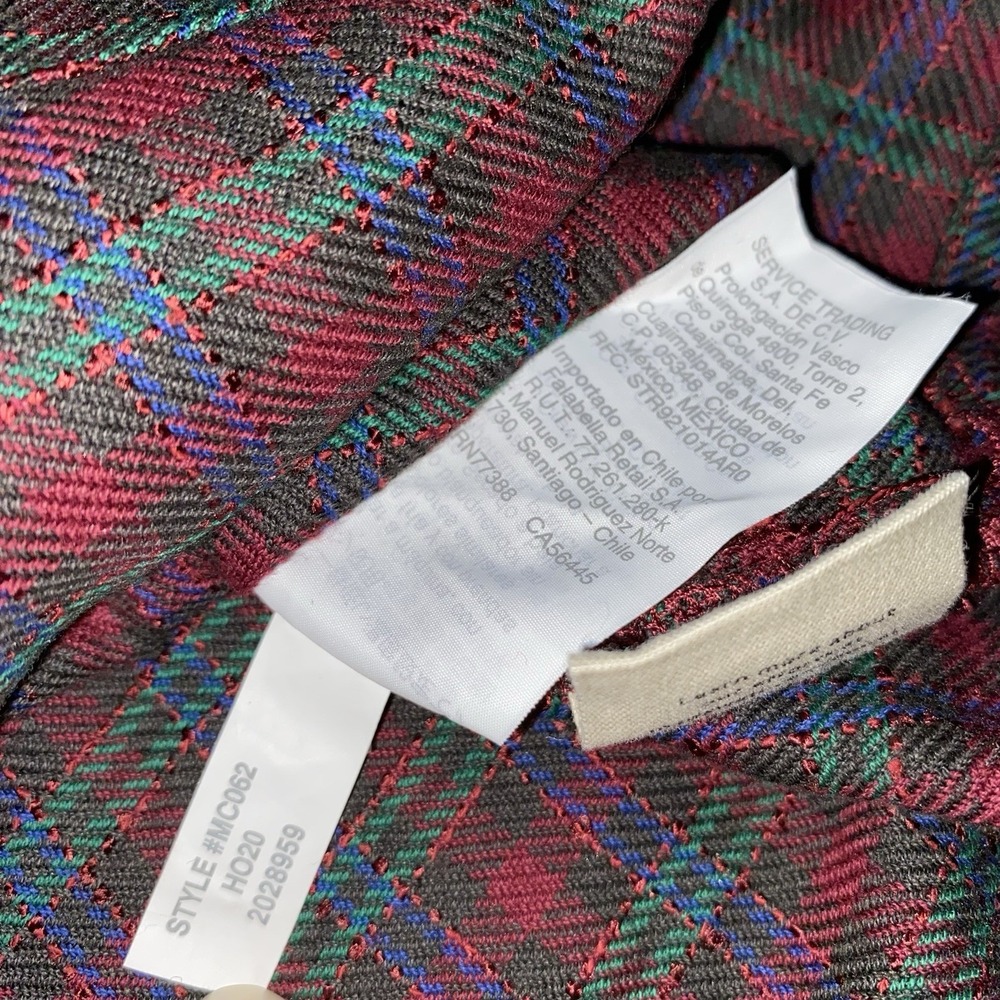 Madewell Women's Size L Flannel Westlake Shirt in Stoppard Plaid Long Sleeve Top - Picture 7 of 12